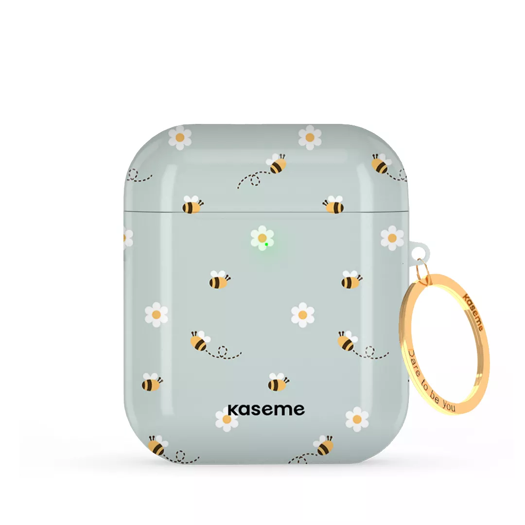 SKU Interne seulement AP-G | R-GLD Abigail blue AirPods Case -