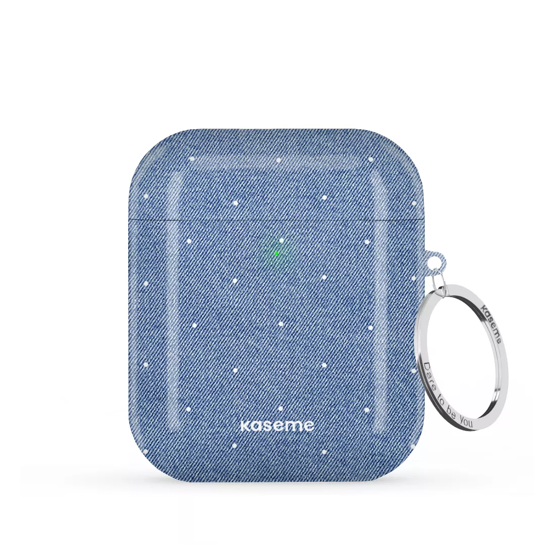 SKU Interne seulement AP-G | R-SLV Blue Jean AirPods Case -
