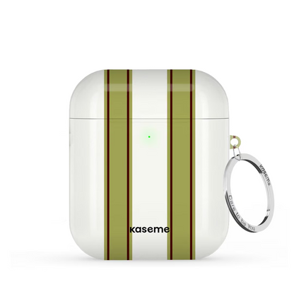 SKU Interne seulement AP-G | R-SLV La Linea Olive AirPods Case by Marina Bastarache -