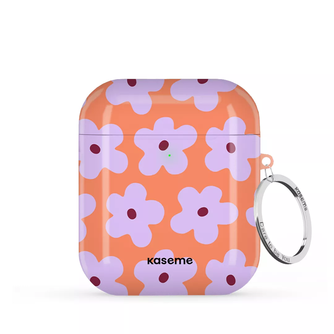 SKU Interne seulement AP-G | R-SLV Viva la Fiori Orange AirPods Case -