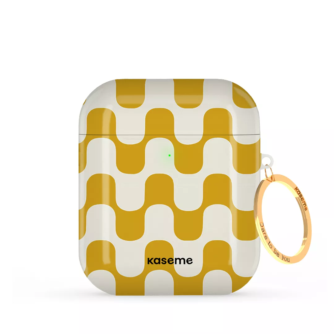 SKU Interne seulement AP-M | R-GLD Hippy Yellow AirPods Case -