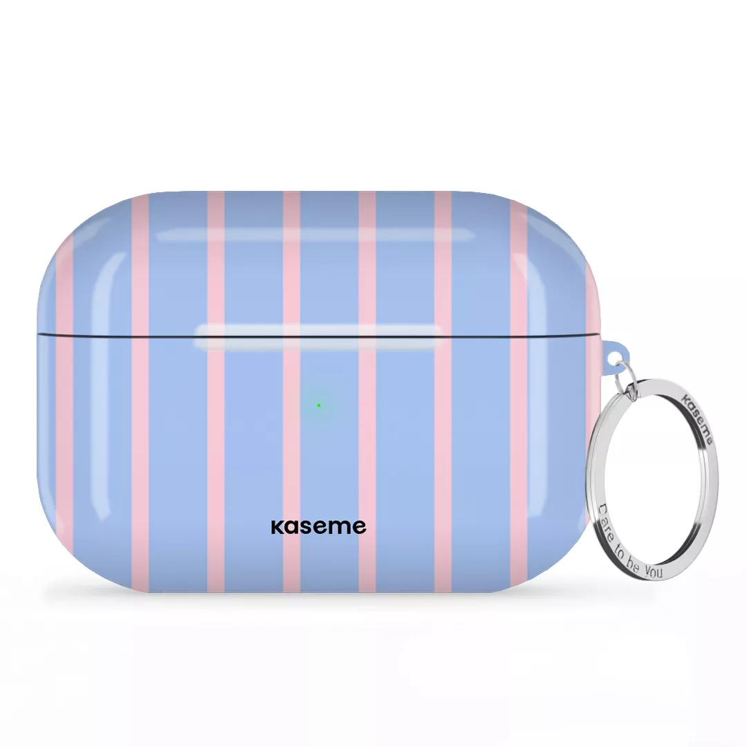 SKU Interne seulement AP-P-G | R-SLV Dolce Striscia Blue AirPods Case -