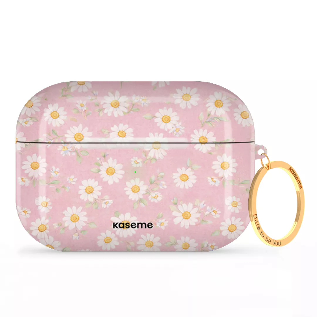 SKU Interne seulement AP-P-M| R-GLD Elena Pink AirPods Case -