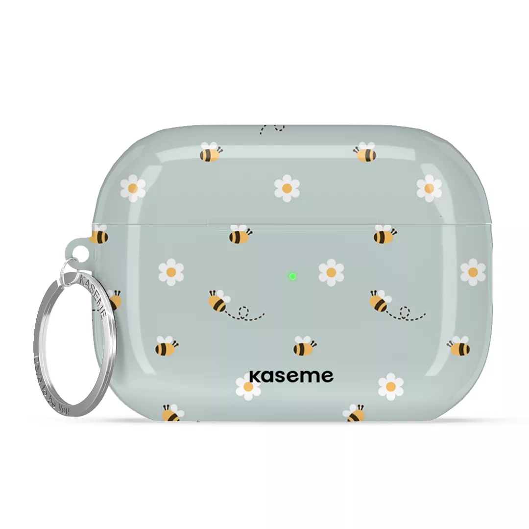 SKU Interne seulement AP-P3-G| R-SLV Abigail blue AirPods Case -