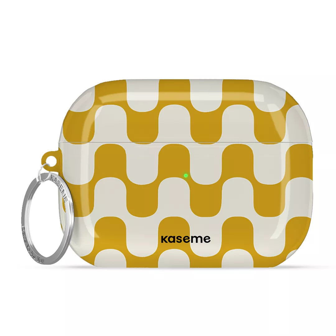SKU Interne seulement AP-P3-G| R-SLV Hippy Yellow AirPods Case -