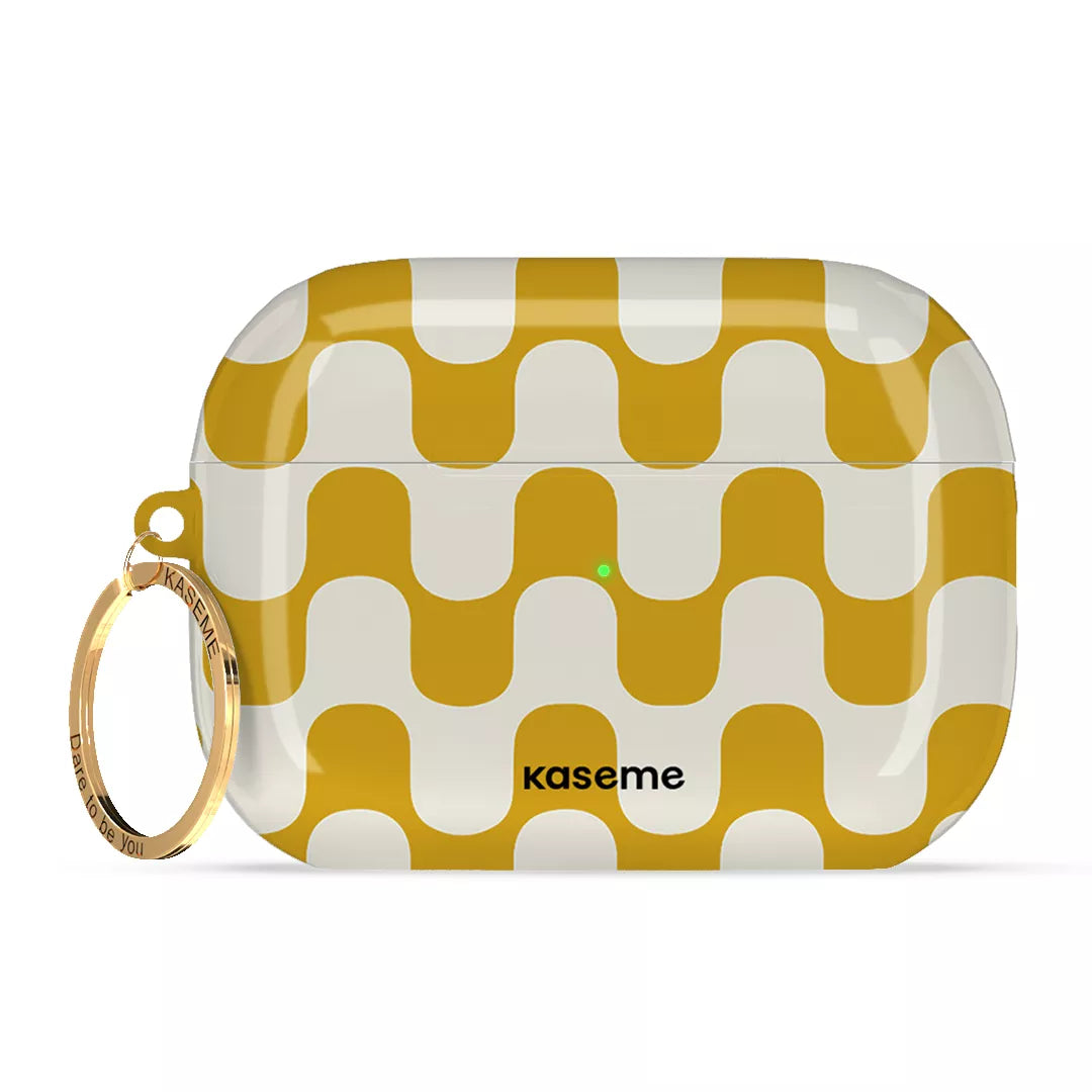 SKU Interne seulement AP-P3-M| R-GLD Hippy Yellow AirPods Case -