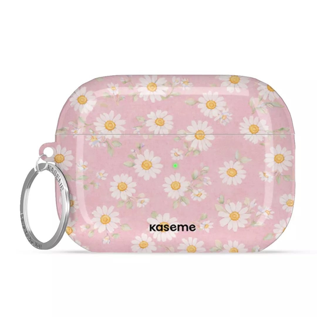 SKU Interne seulement AP-P3-M| R-SLV Elena Pink AirPods Case -