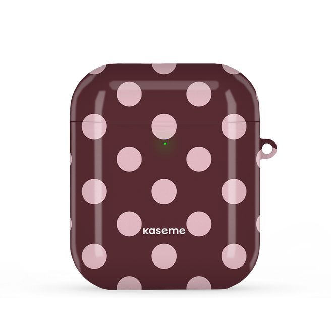 Couture Burgundy AirPods Case