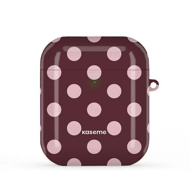 Couture Burgundy AirPods Case