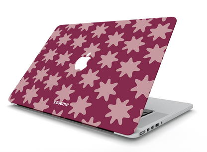 Unframed Burgundy MacBook Skin