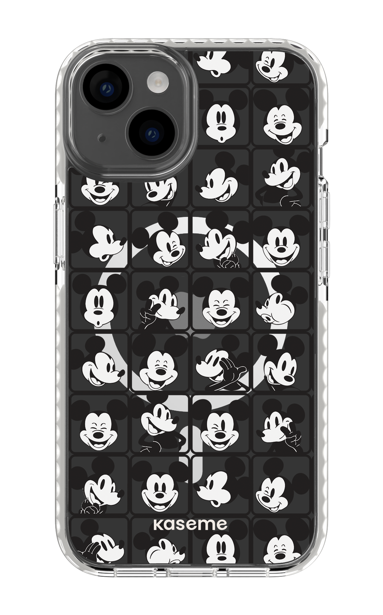 Whimsy Clear Case - iPhone 14 Clear Case Magsafe - White