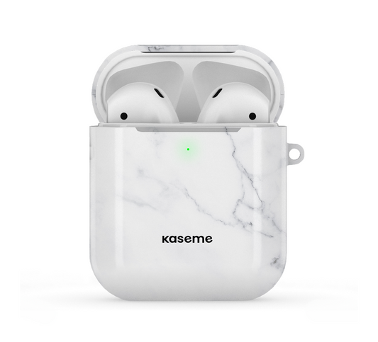 White Marble AirPods Case