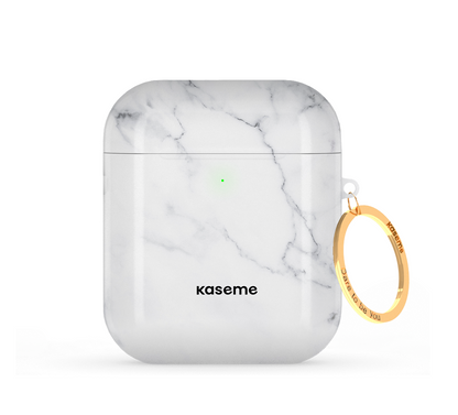 White Marble AirPods Case