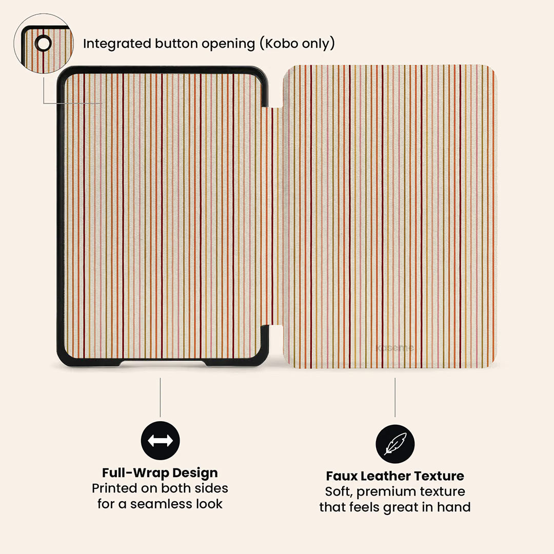 Wild West Stripes E-Reader Case Thumbnail en EReader 05