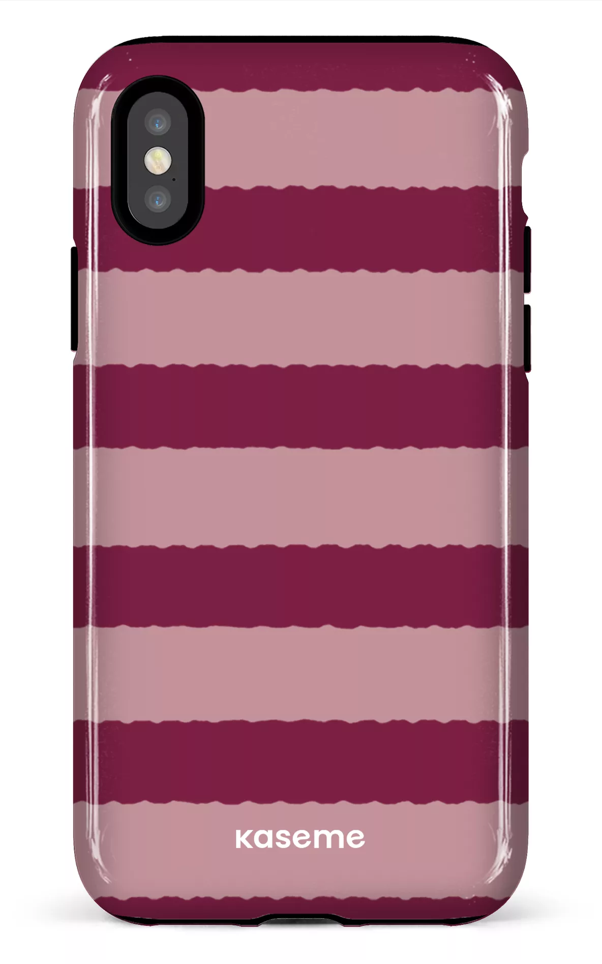 iPhone X/XS Tough Aligned Burgundy -