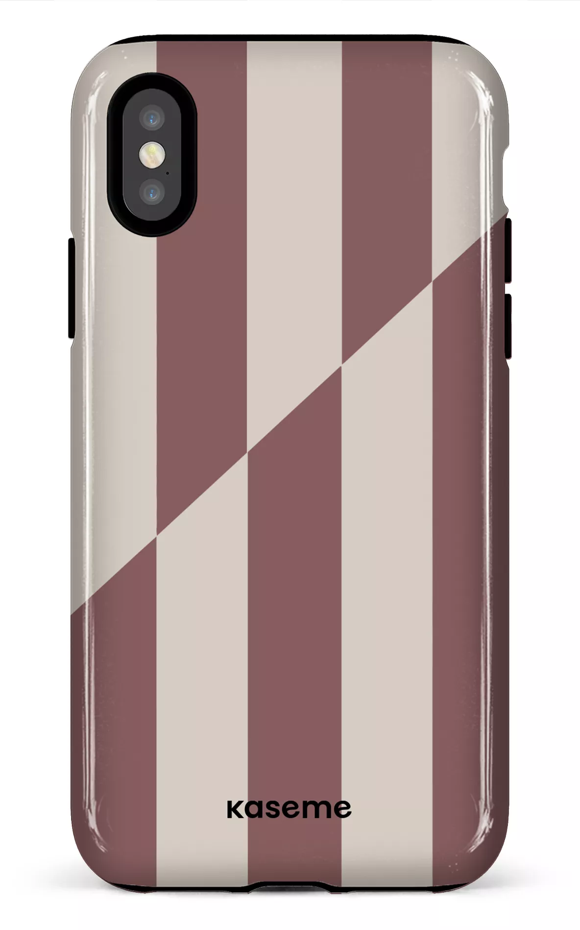 iPhone X/XS Tough Divided Brown -