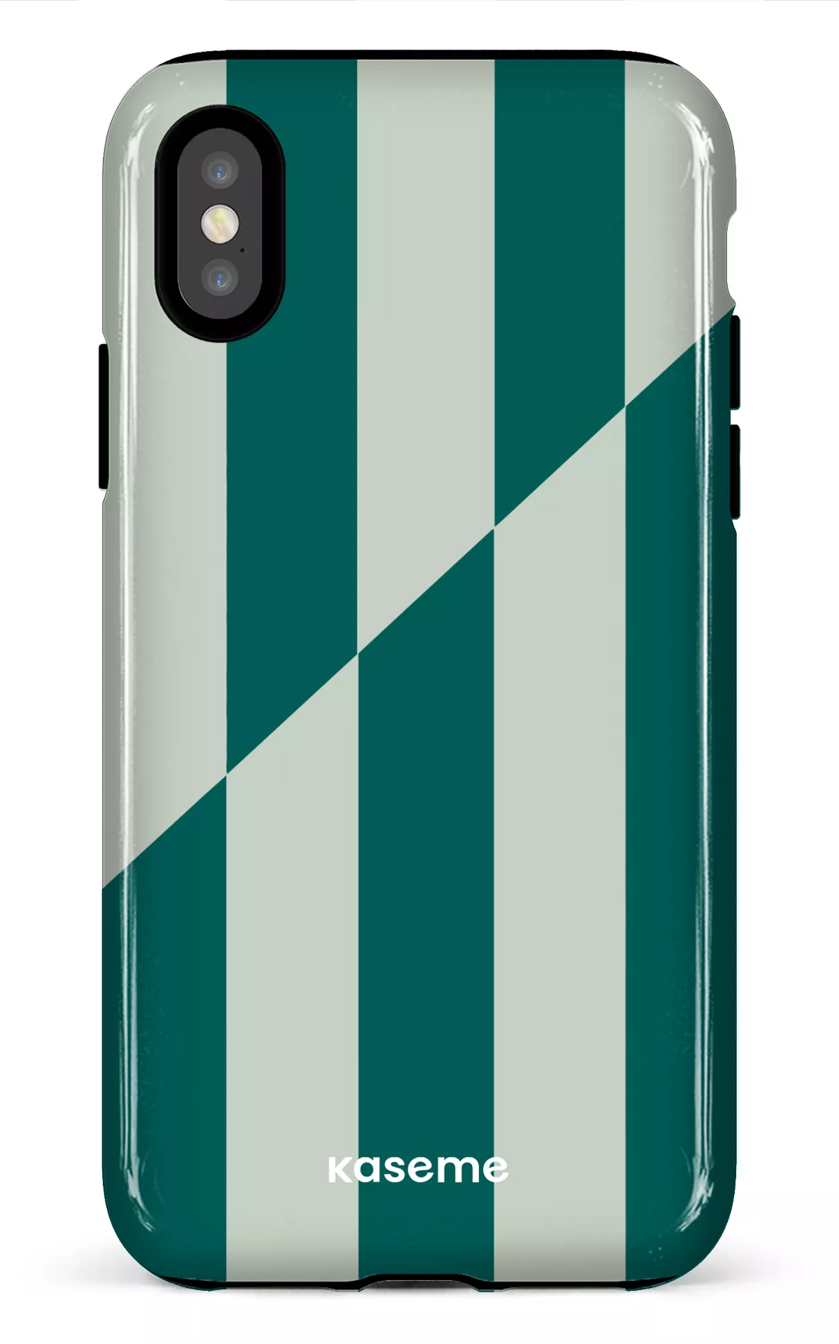 iPhone X/XS Tough Divided Green -