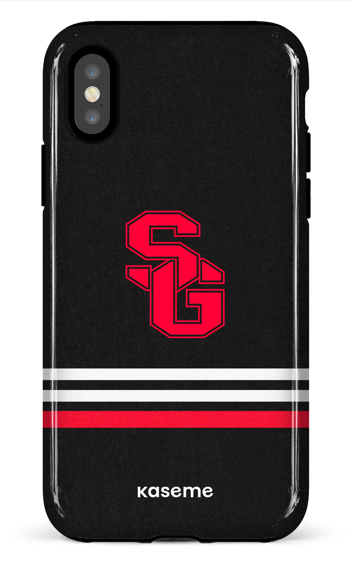iPhone X/XS Tough Dragons PSG Noir -