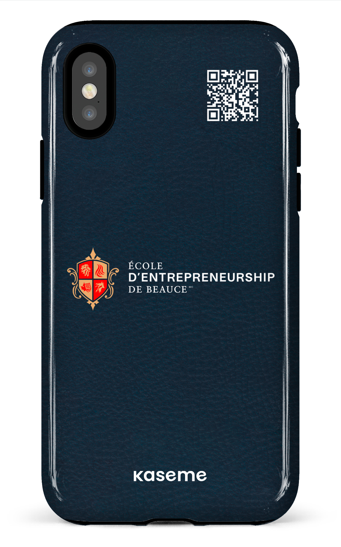 iPhone X/XS Tough EEB Bleu QR -