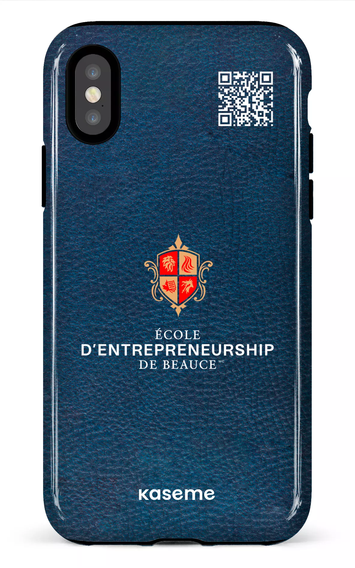 iPhone X/XS Tough EEB Bleu QR -