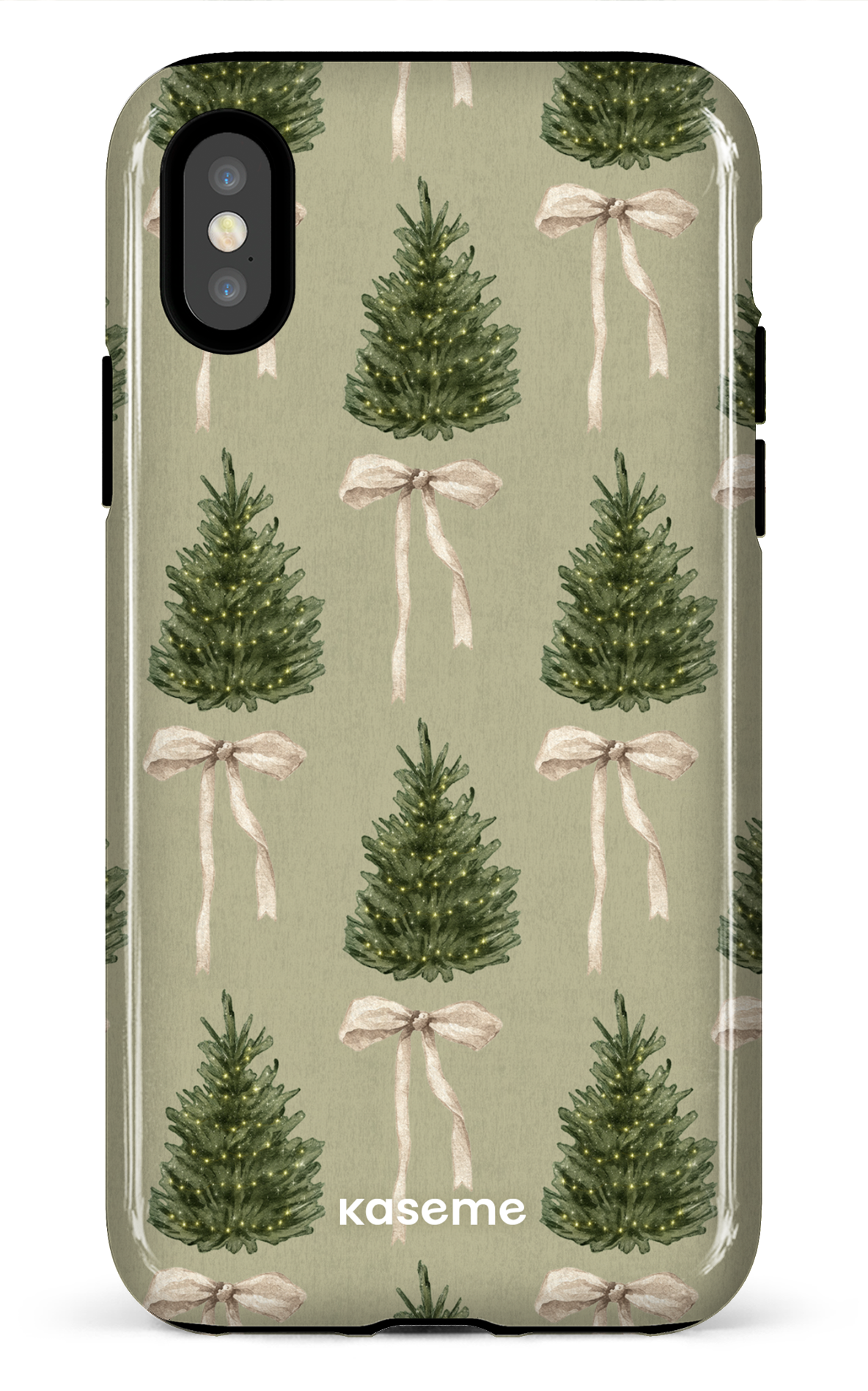 iPhone X/XS Tough Everwood Green -