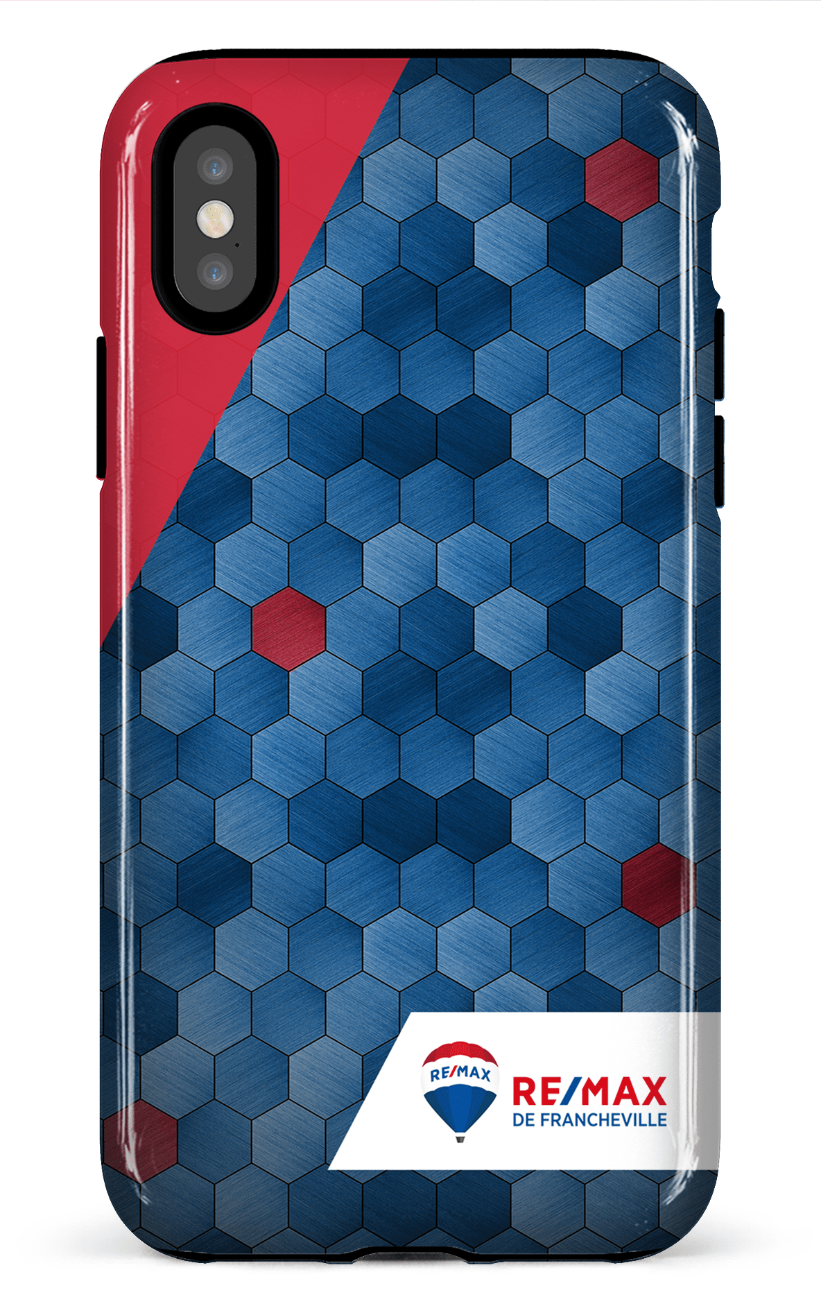 iPhone X/XS Tough Exagones texturés de Francheville -