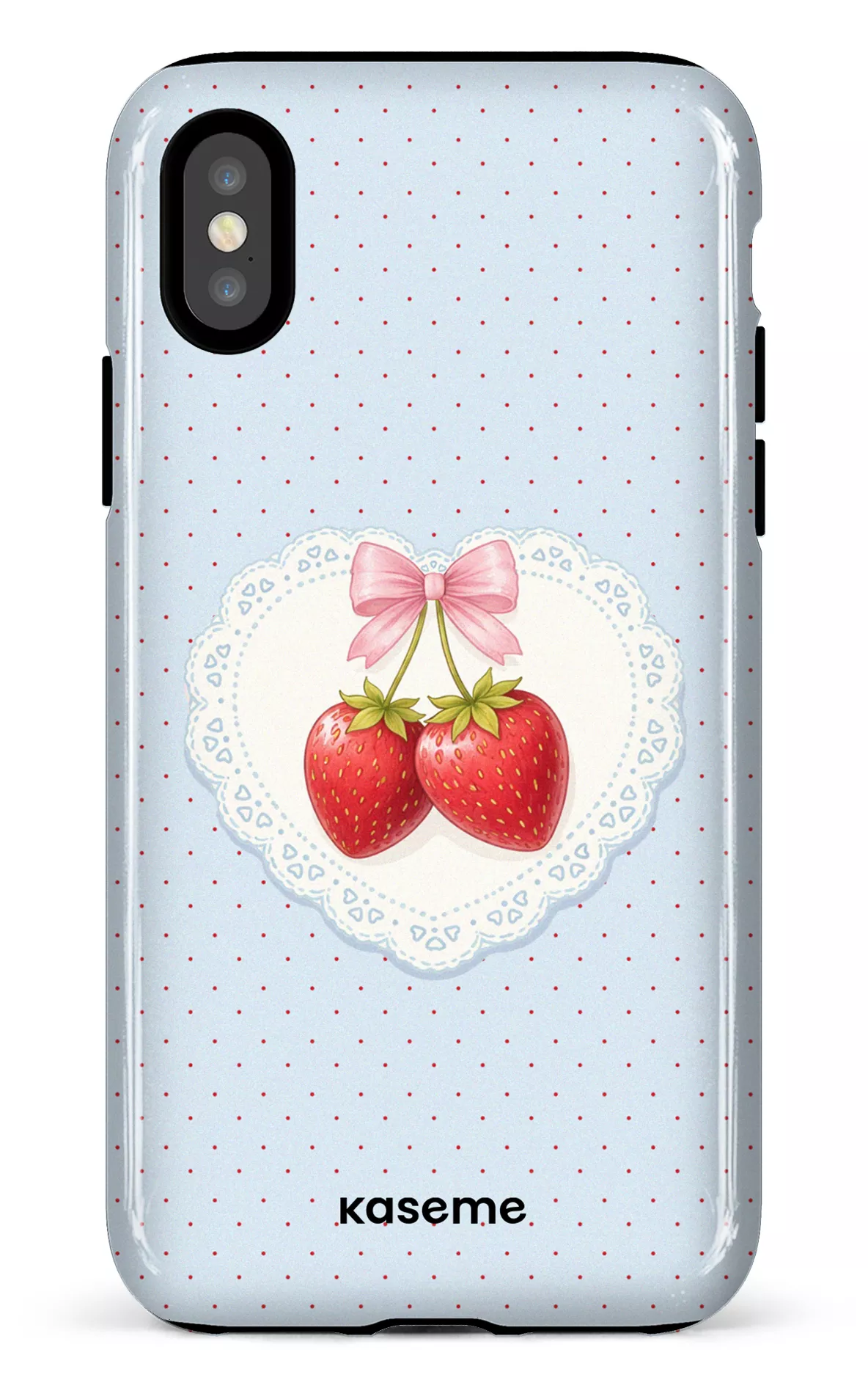 iPhone X/XS Tough Fresa Lace Blue -