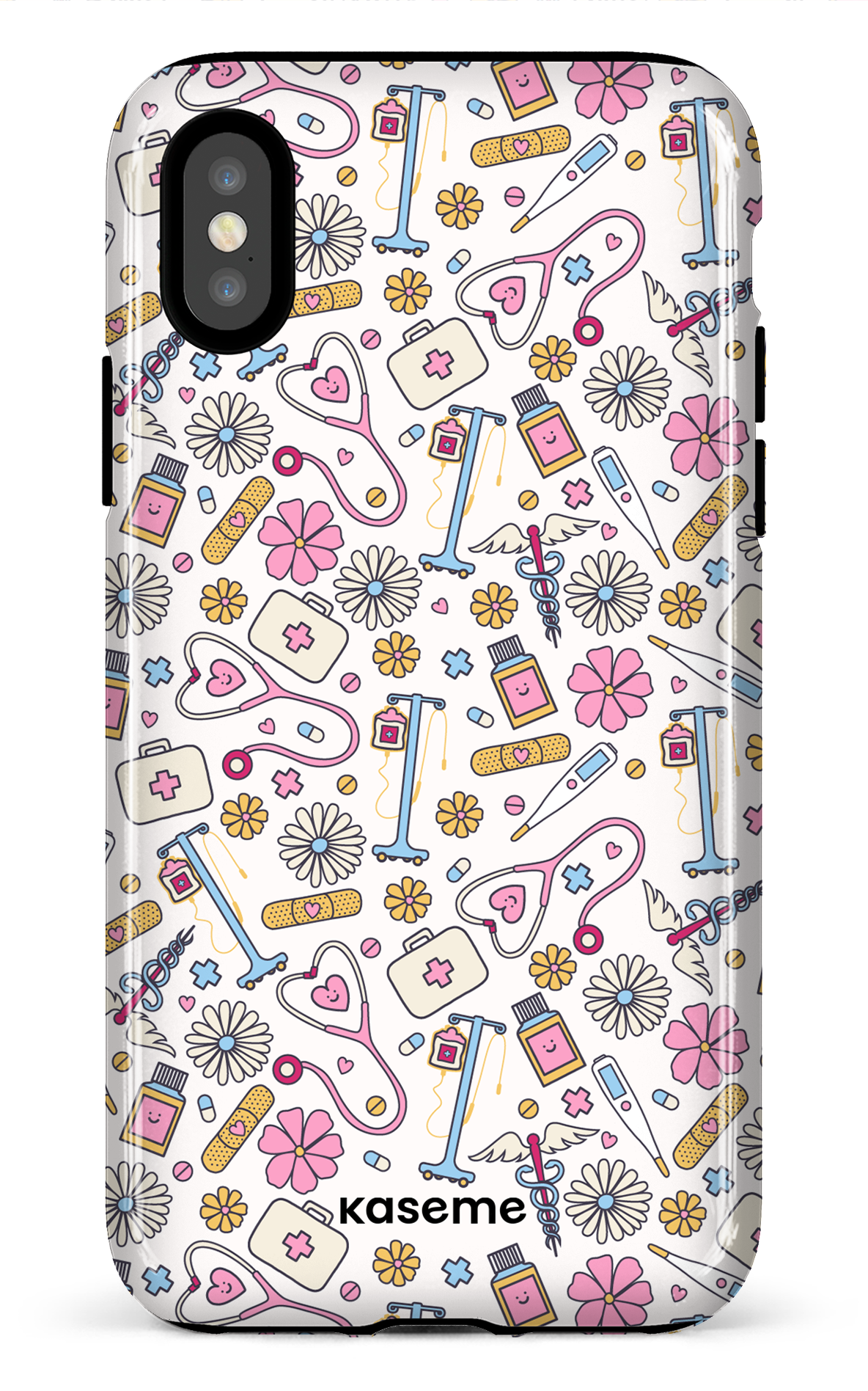 iPhone X/XS Tough Remedy Pink -