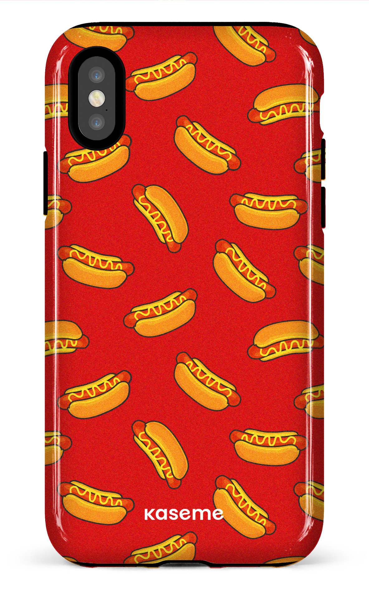 iPhone X/XS Tough Steam Red -