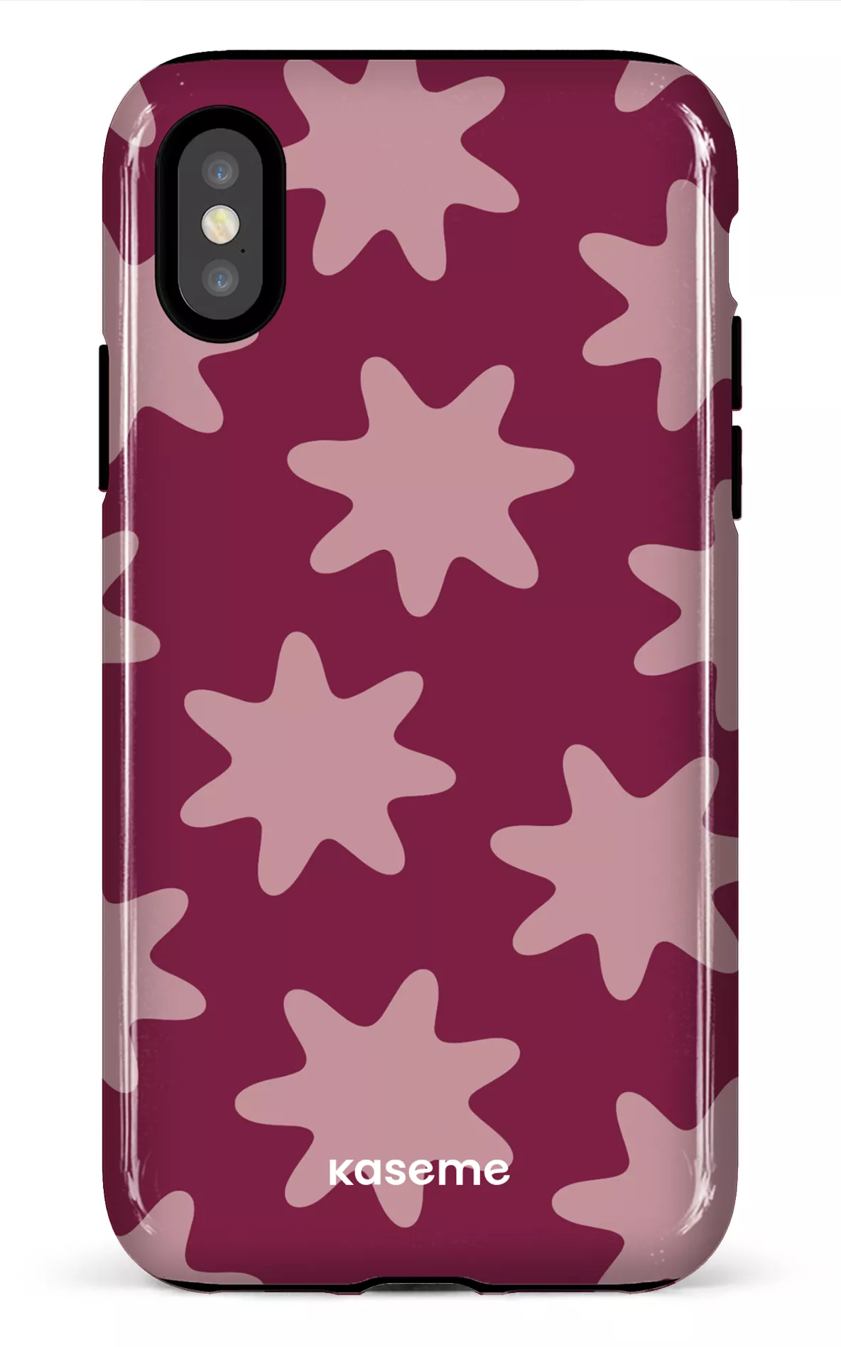 iPhone X/XS Tough Unframed Burgundy -