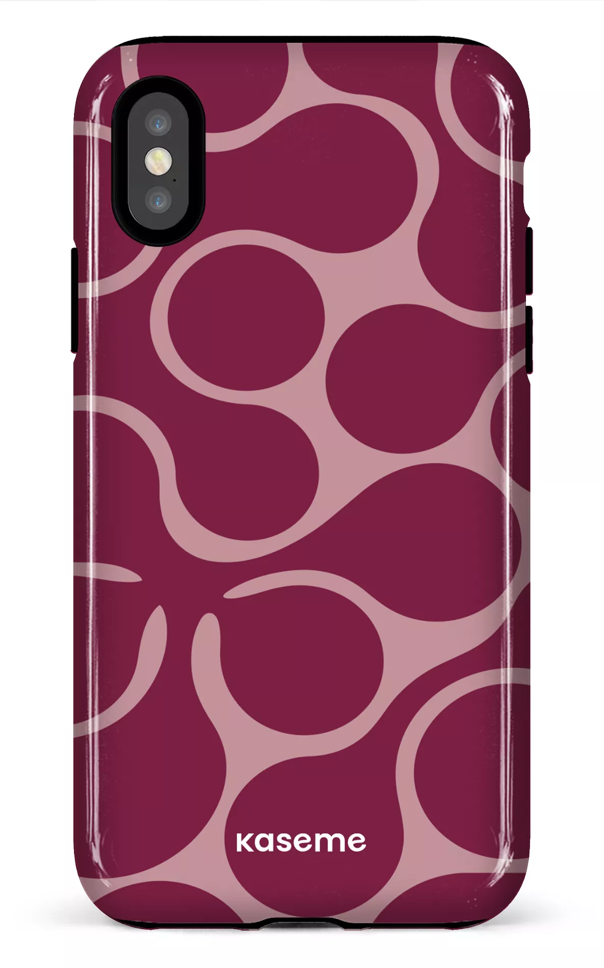 iPhone X/XS Tough Unscripted Burgundy -