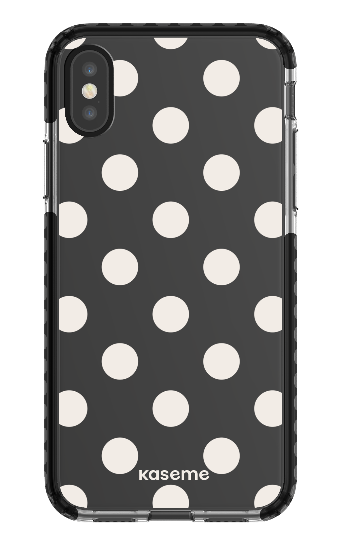 iPhone X/Xs Clear Case - Black Couture Clear Case -