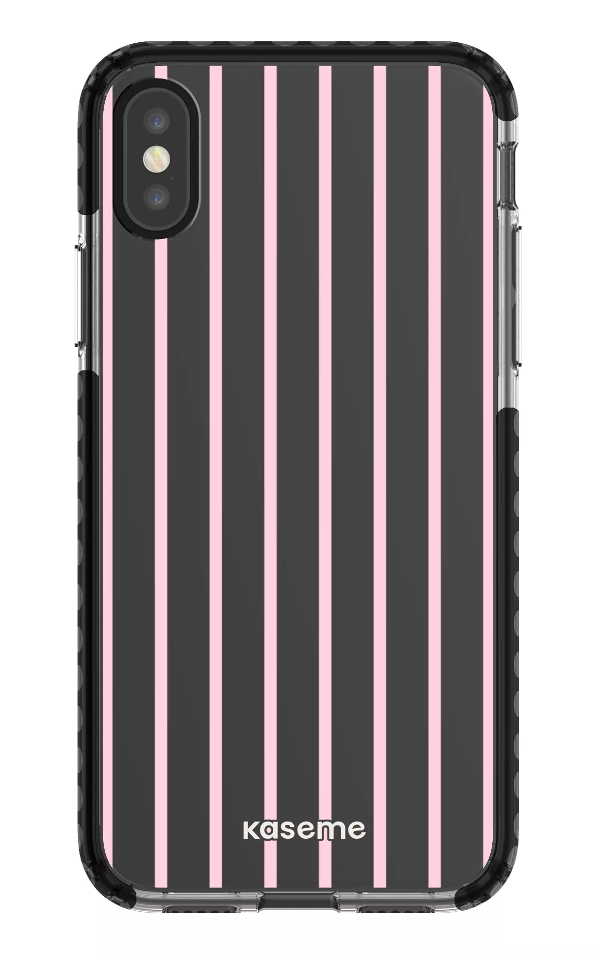 iPhone X/Xs Clear Case - Black Dolce Striscia Clear Case -