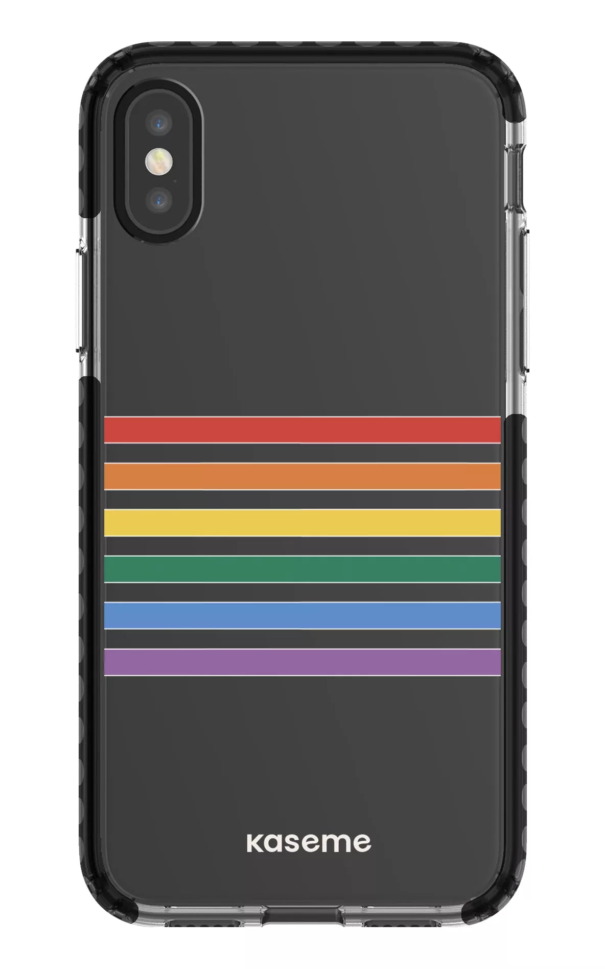 iPhone X/Xs Clear Case - Black Out and proud Clear Case -