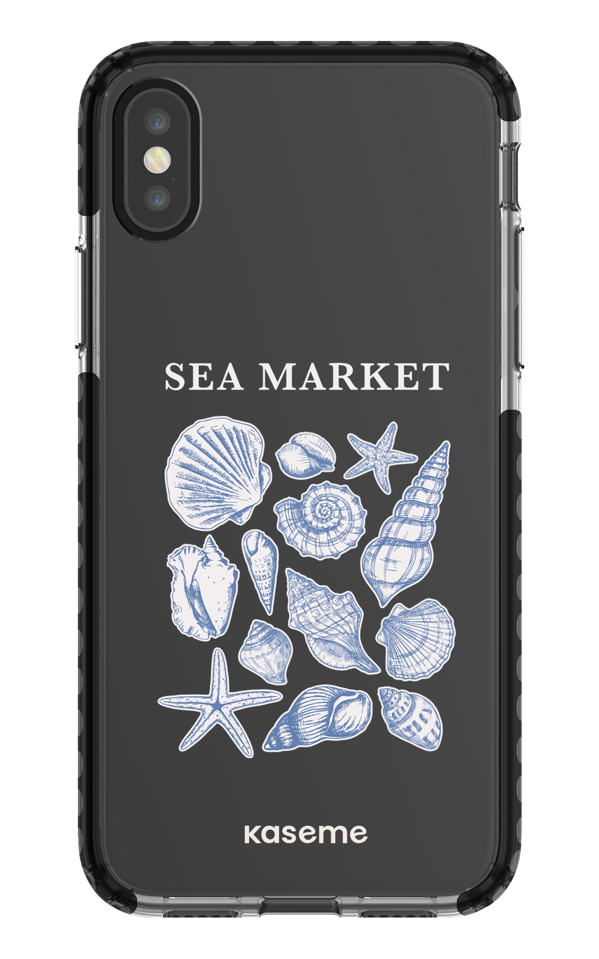 iPhone X/Xs Clear Case - Black Souvenir Clear Case -
