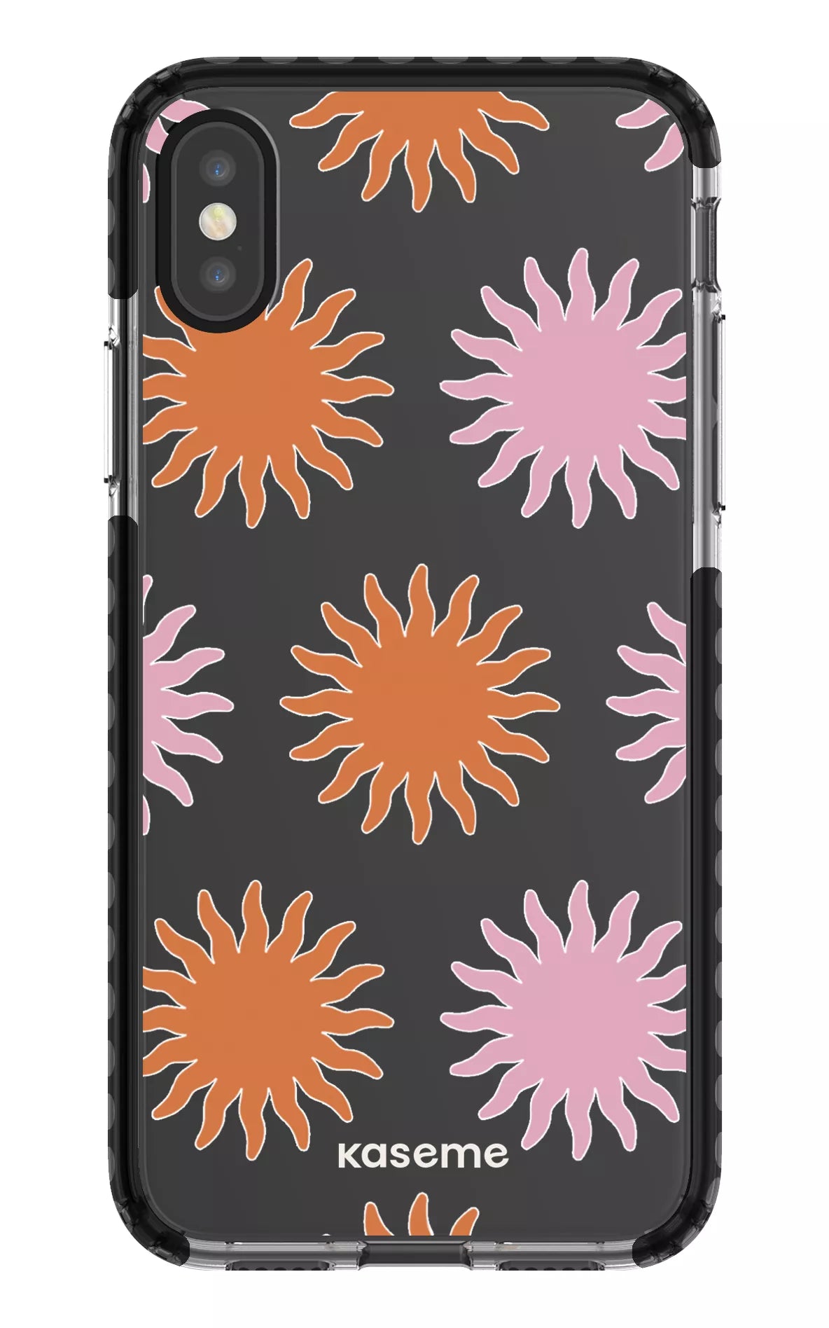 iPhone X/Xs Clear Case - Black Vitamin Sea Clear Case -