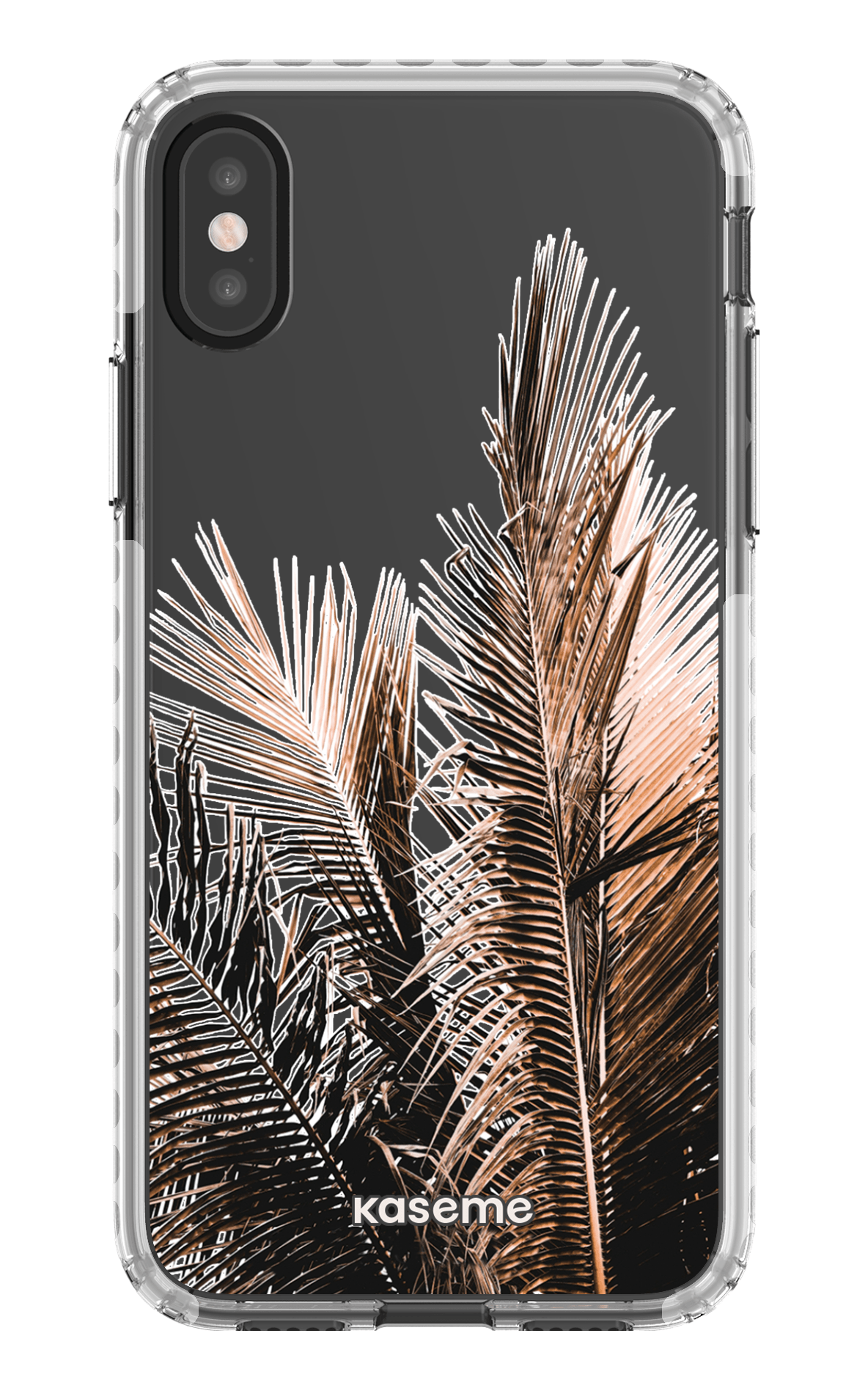 iPhone X/Xs Clear Case - White Cali Clear Case -