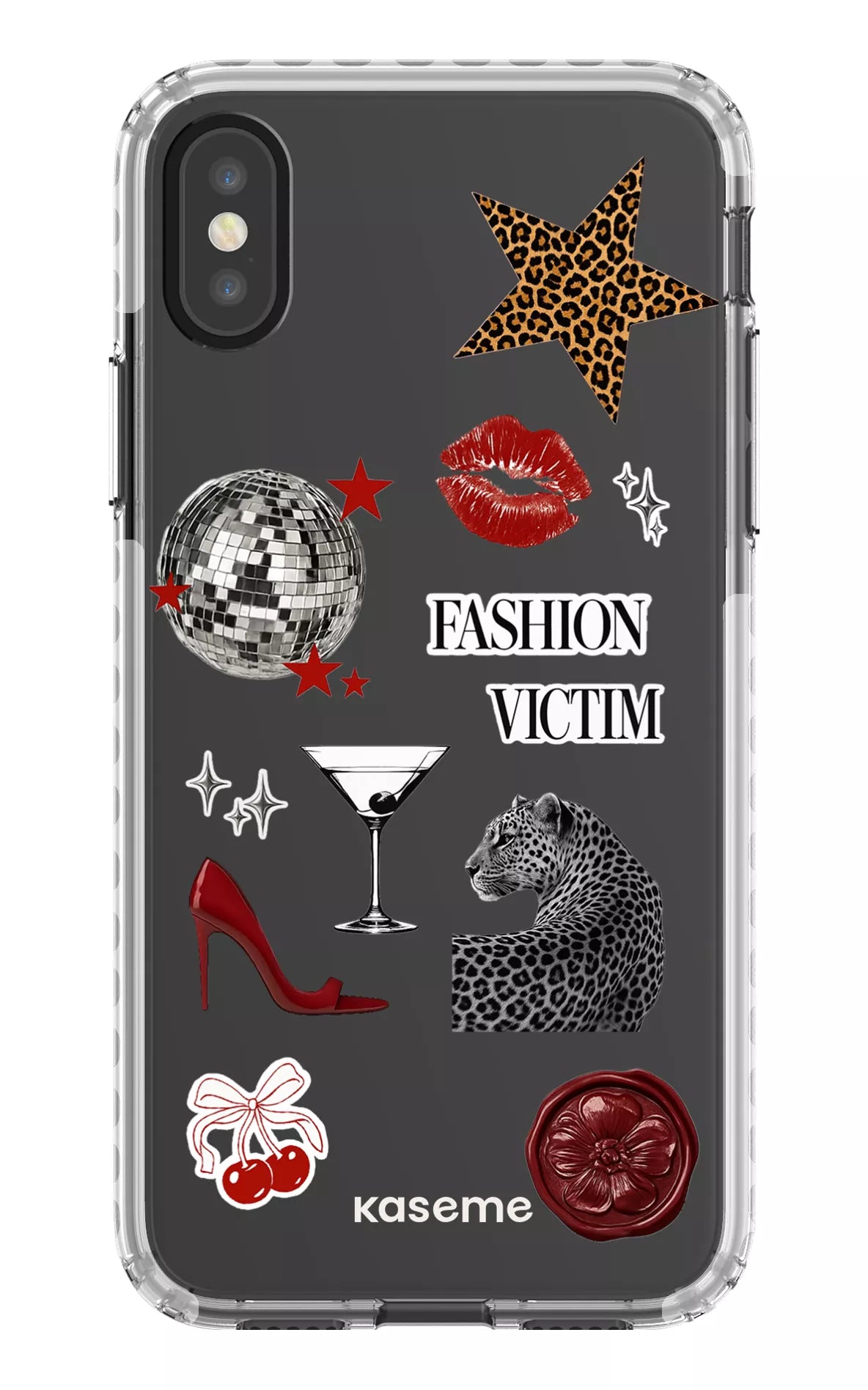 iPhone X/Xs Clear Case - White Desire Clear Case -