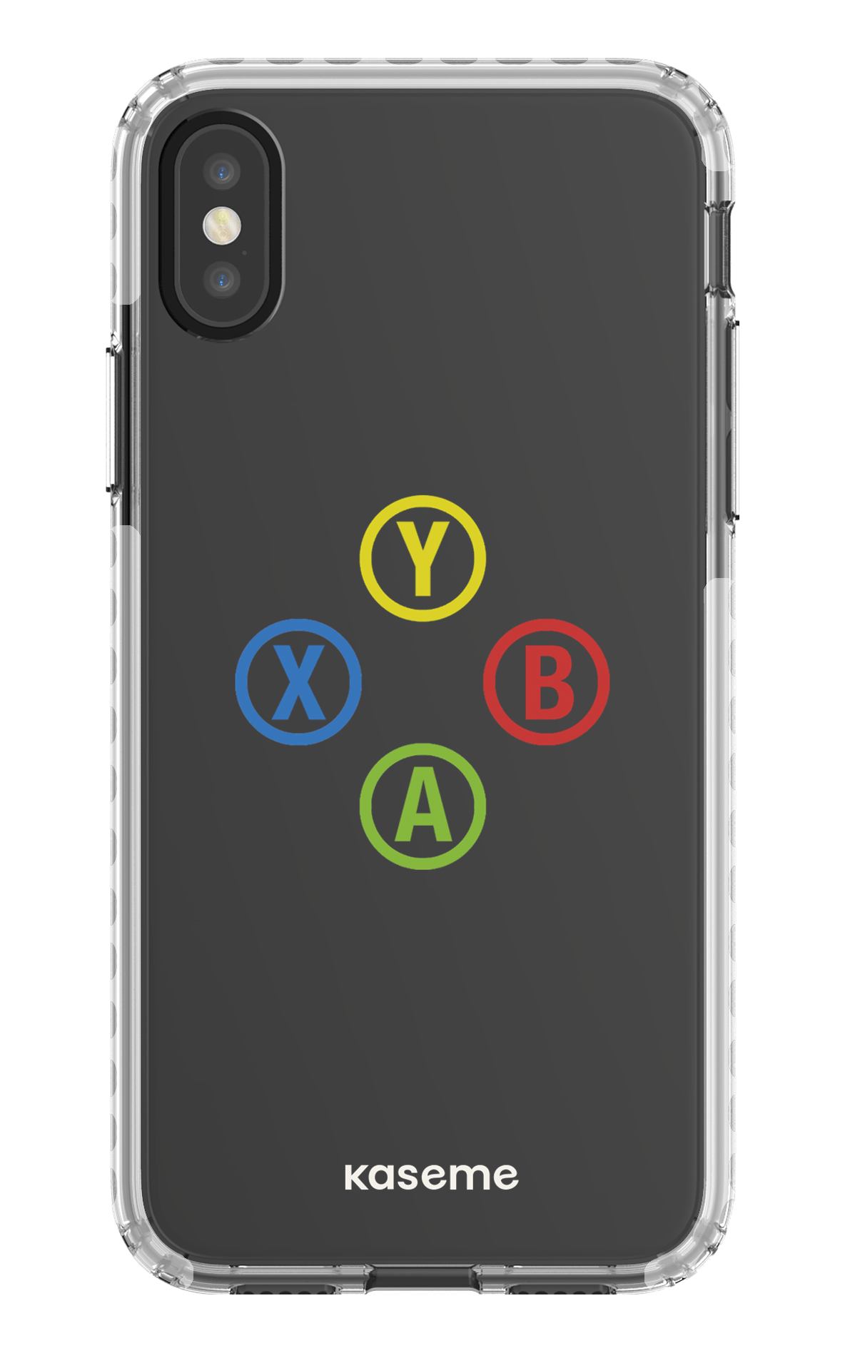 iPhone X/Xs Clear Case - White Game clear case -