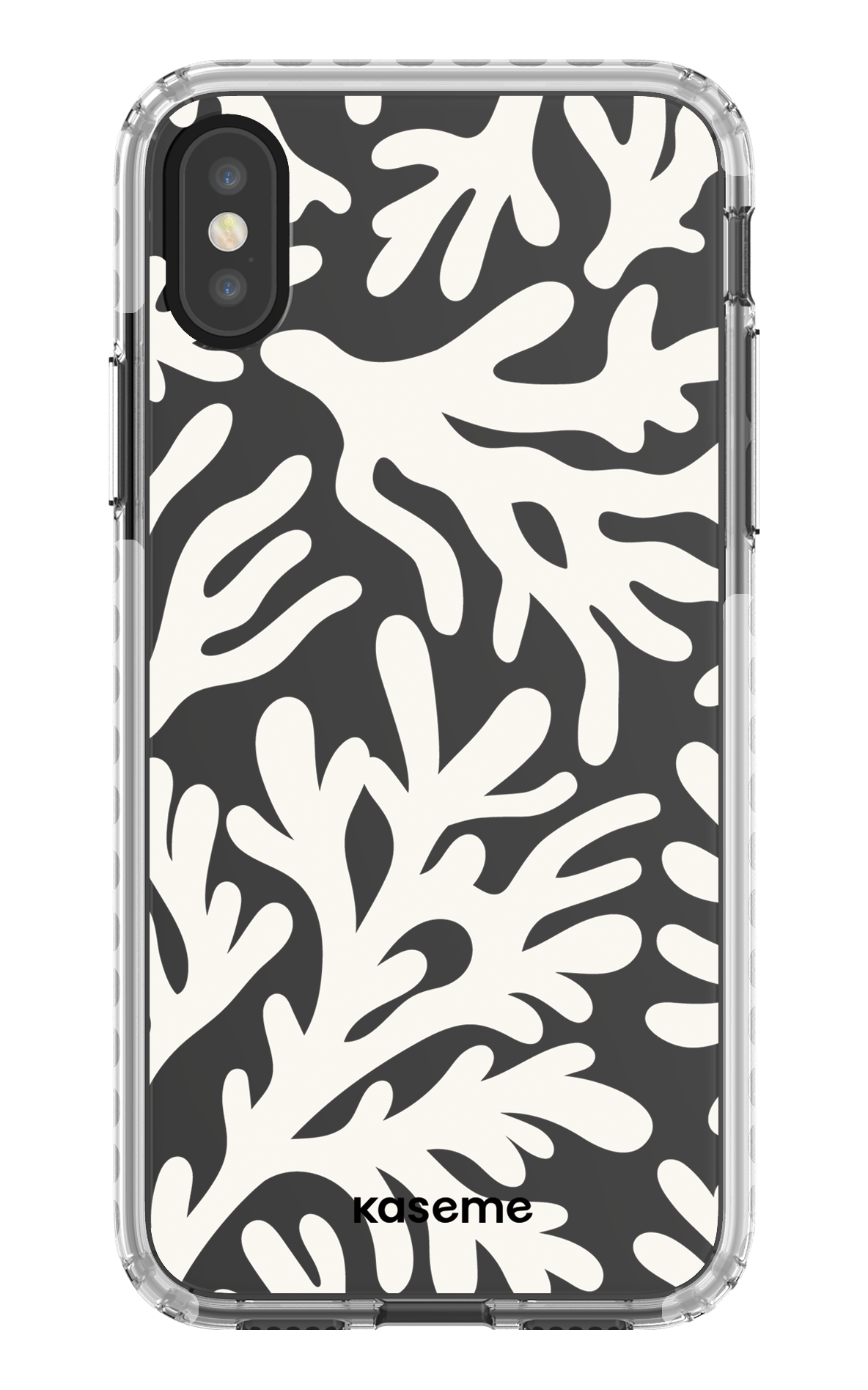 iPhone X/Xs Clear Case - White Koralia Clear Case -