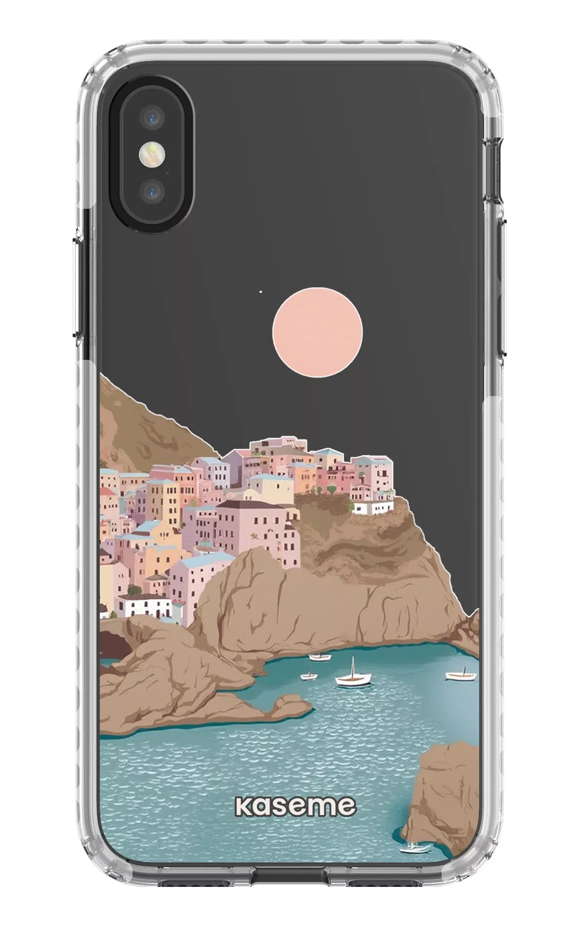 iPhone X/Xs Clear Case - White Mediterrana Clear Case -