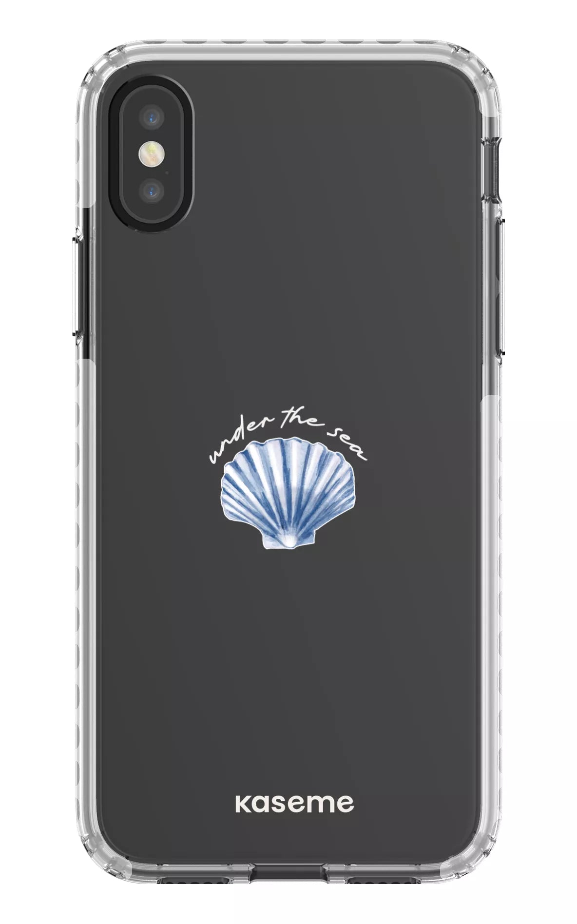 iPhone X/Xs Clear Case - White Sealia Clear Case -