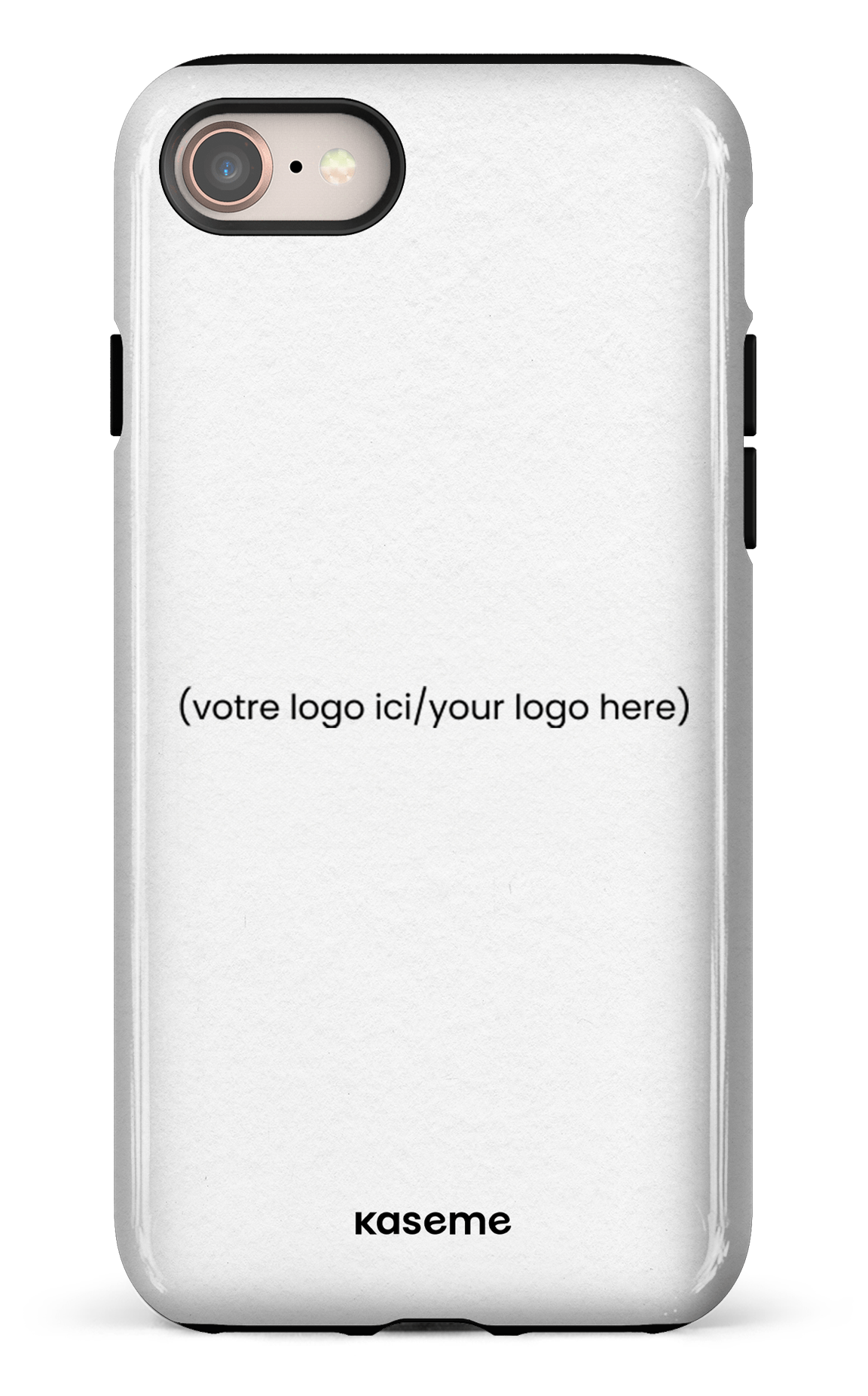iPhone SE Tough Votre logo ici / Your logo here white -