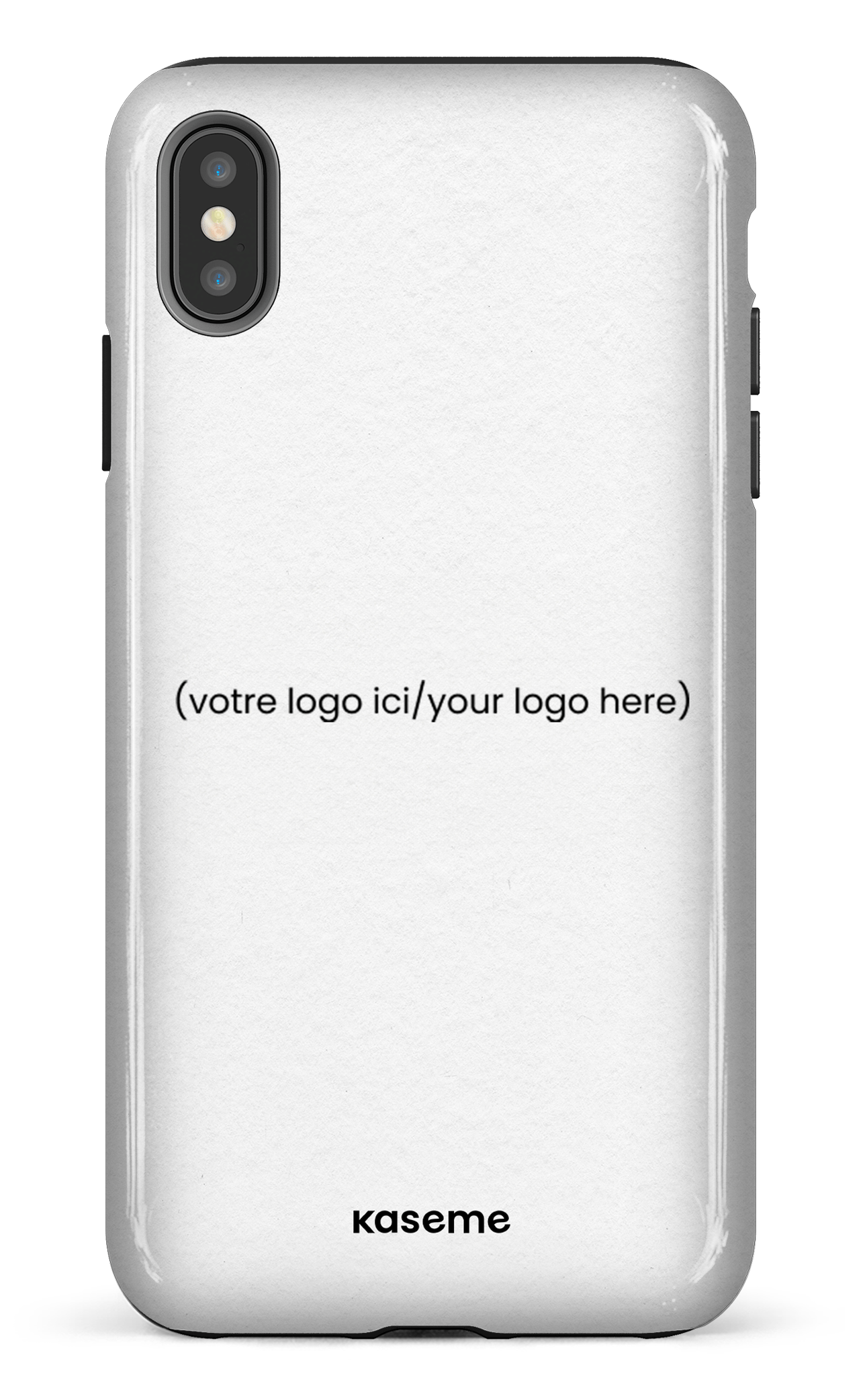 iPhone XS Max tough Votre logo ici / Your logo here white -