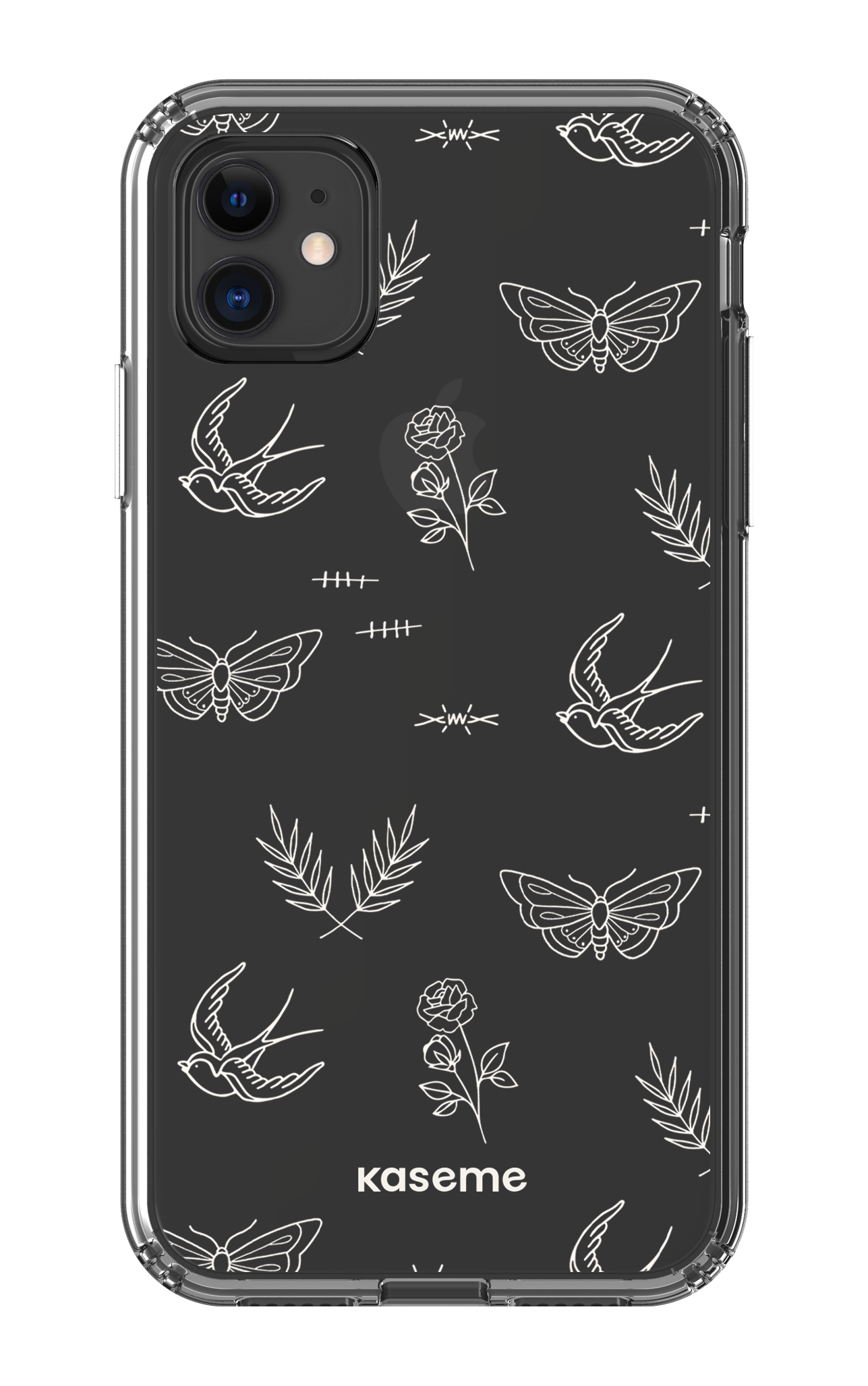 iPhone 11 Clear Case Ink white Clear Case -