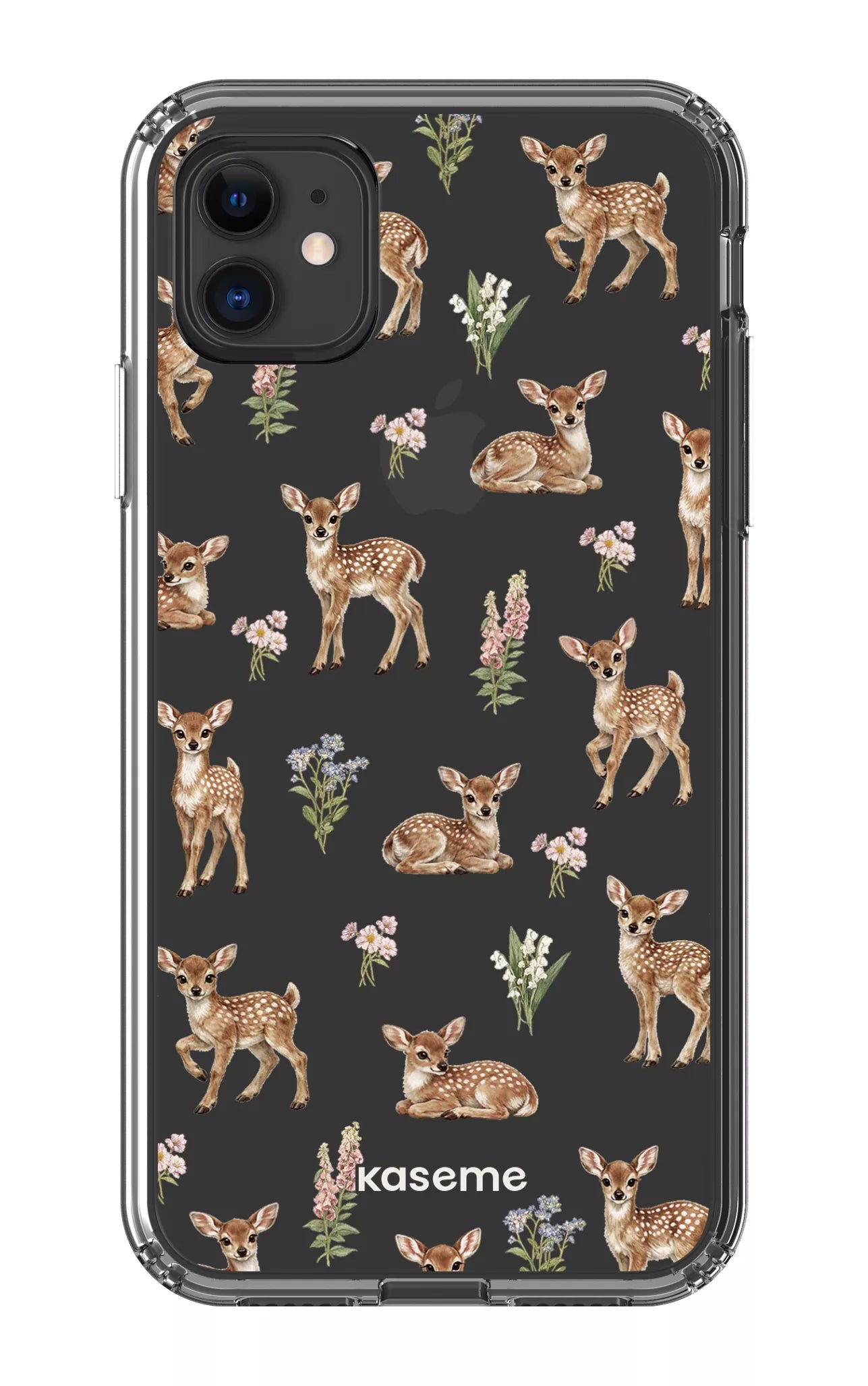 iPhone 11 Clear Case Sweet Bambi Clear Case -