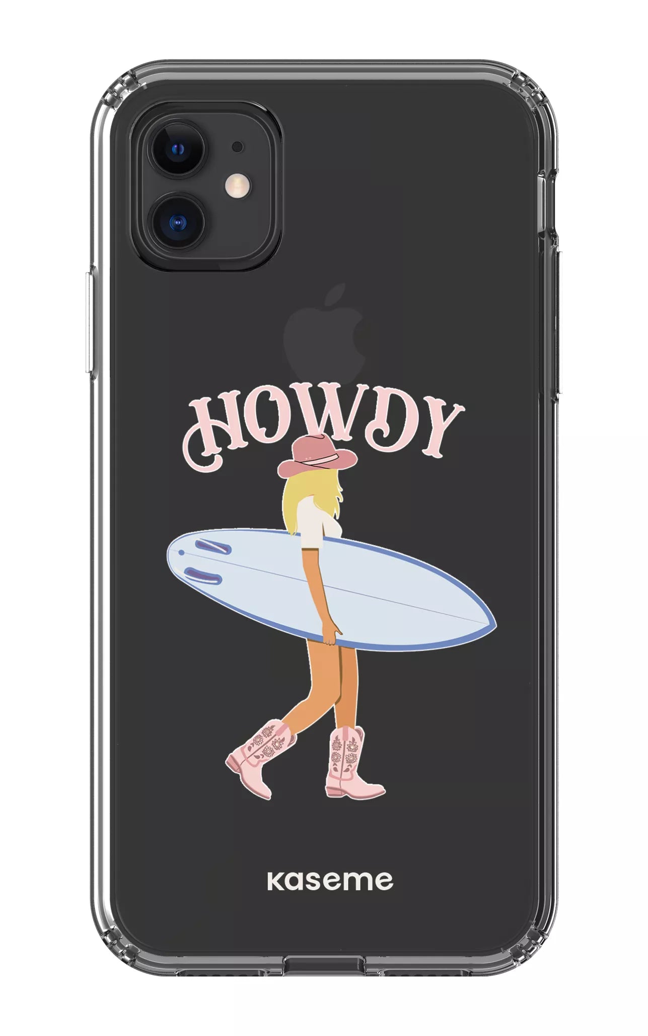 iPhone 11 Clear Case Westsea Pink Clear Case -