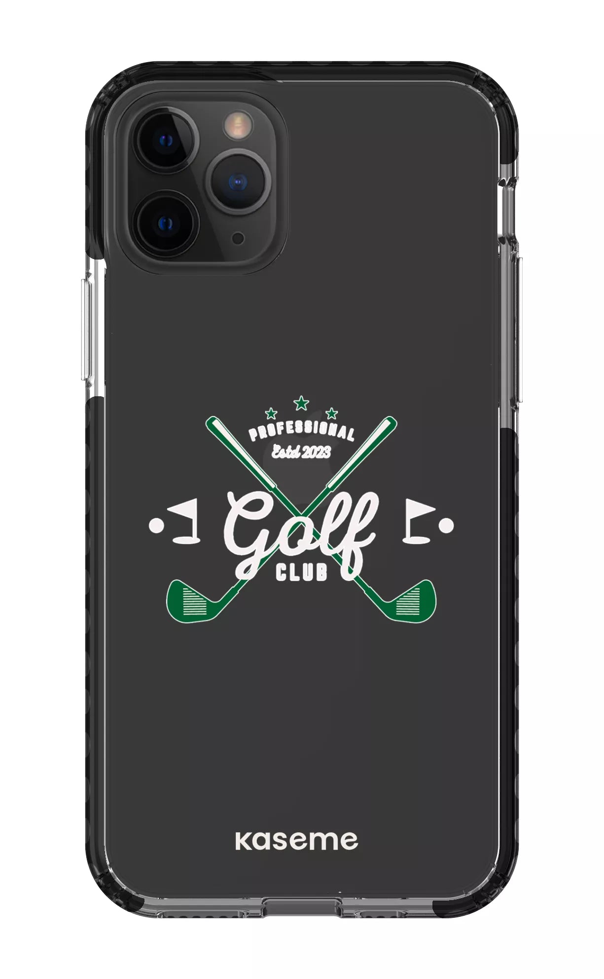 iPhone 11 Pro Clear Case - Black Bogey Clear Case -