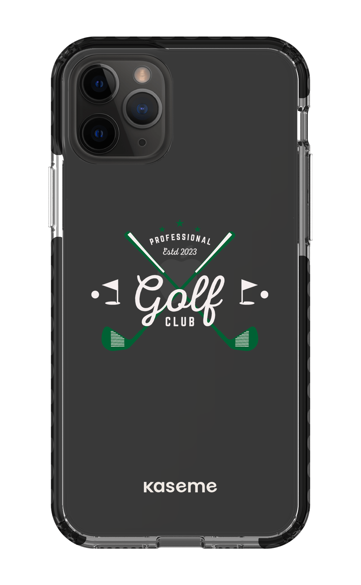 iPhone 11 Pro Clear Case - Black Bogey clear case -