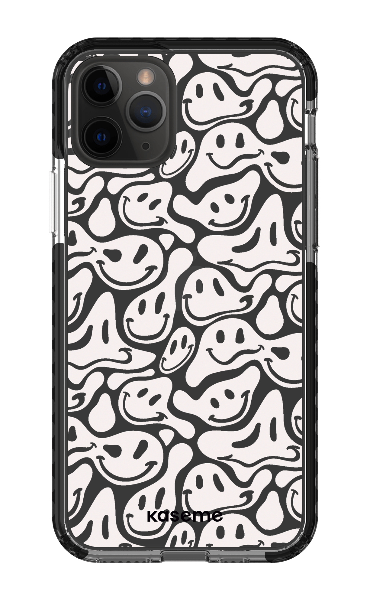 iPhone 11 Pro Clear Case - Black Dystopia Clear Case -